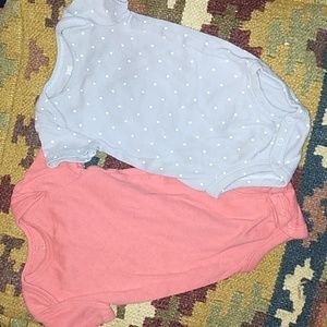 Two Baby Girl Onsies